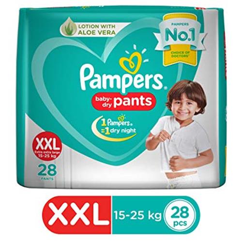 PAMPERS PANTS XXL (15-25 kg) 28 PANTS